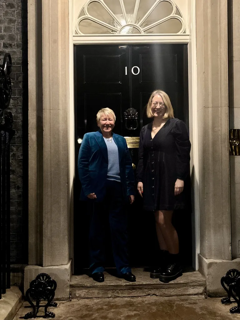 Rachel Taylor MP and Alison Thompson